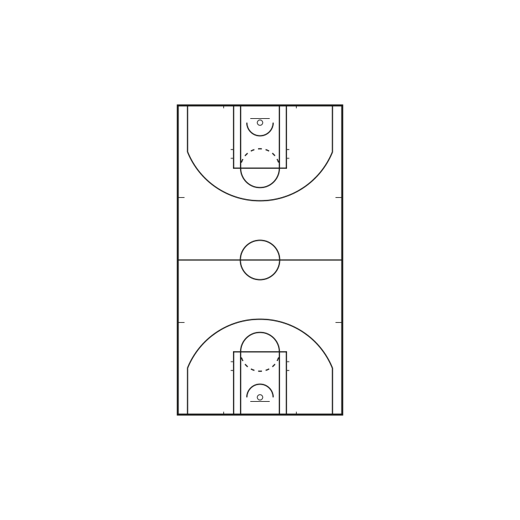 Basketball Court Icon 369862