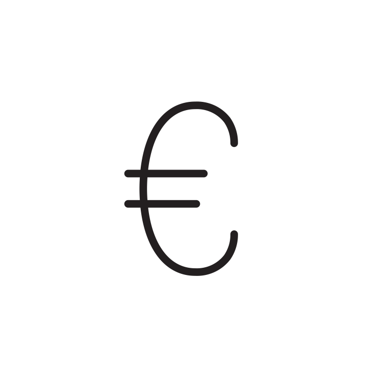 euro sign Icon 450027